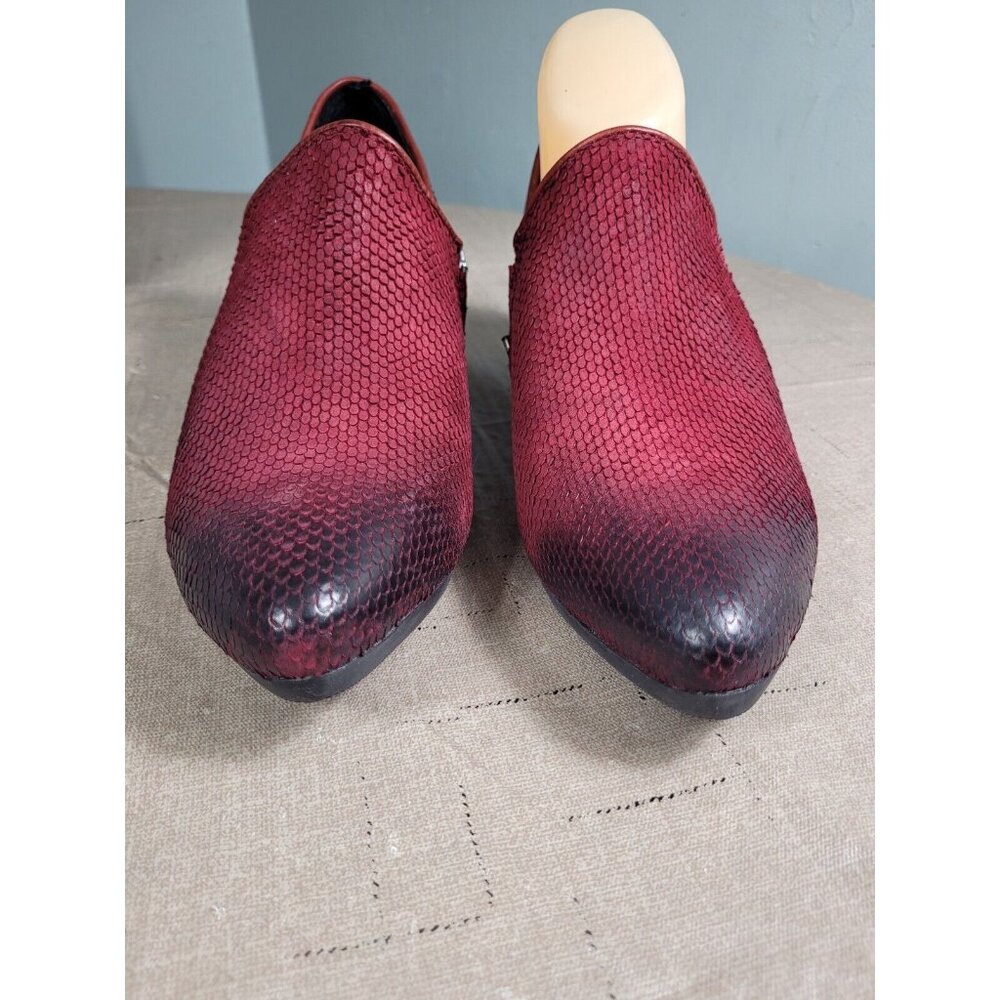 Bussola Women's Size 9 39 Ankle Boots Weyburn Willow Wedges Missouri Wine (869) - Picture 6 of 9